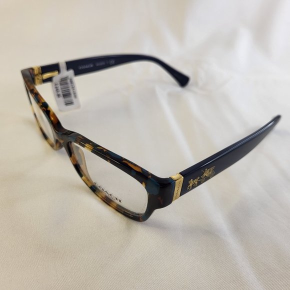 Coach HC6078 5337 Women's Rx-able Eyeglasses Teal Confetti NWT - Picture 3 of 6